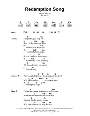  Redemption Song - Uma canção de esperança e reflexão acústica que toca a alma
